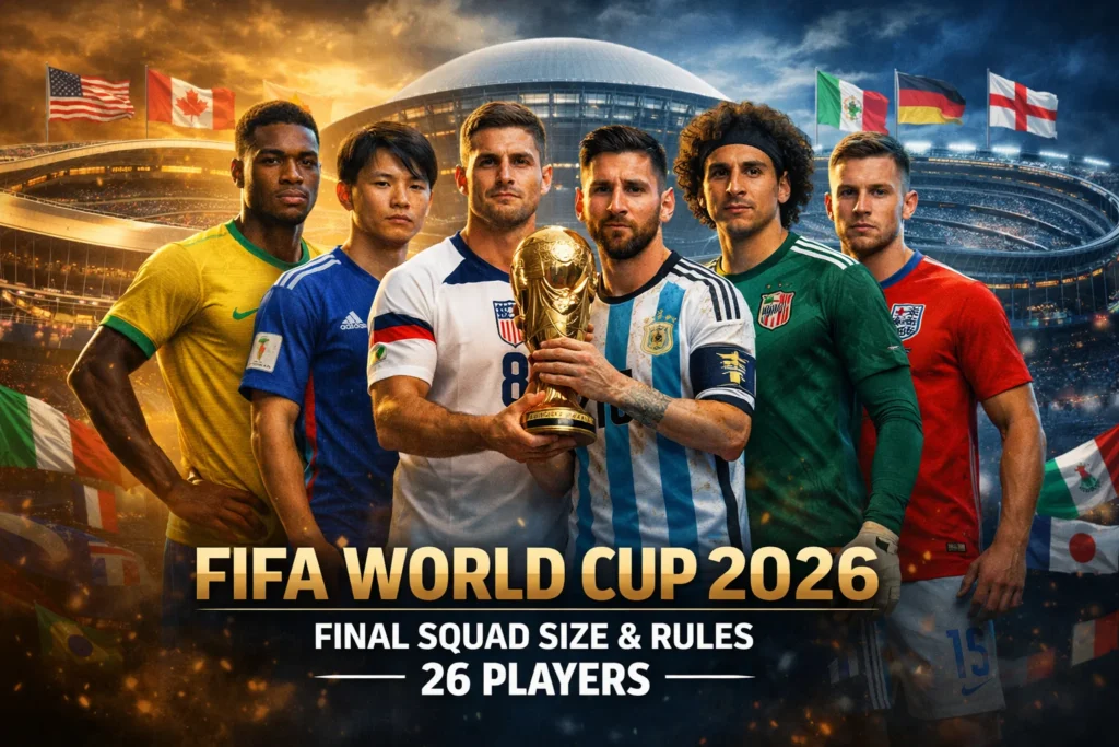 FIFA World Cup 2026 Final Squad Size and Rules
