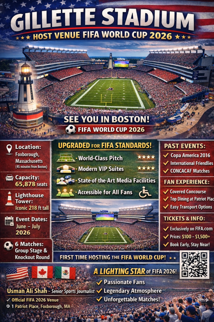 Gillette FIFA World Cup 2026 Stadium: The Complete Guide to Boston’s Host Venue