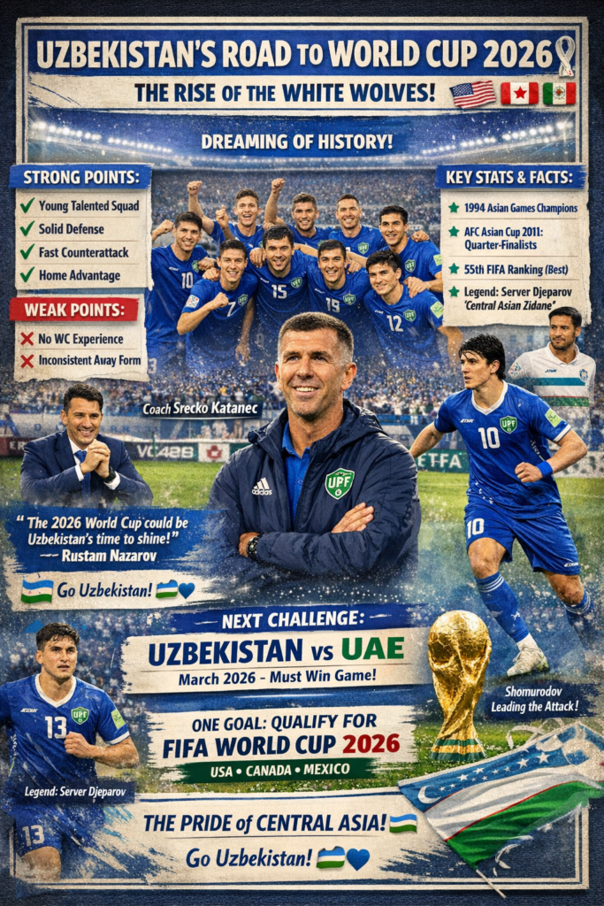 Uzbekistan FIFA World Cup 2026 Team: A Complete Guide to the White Wolves