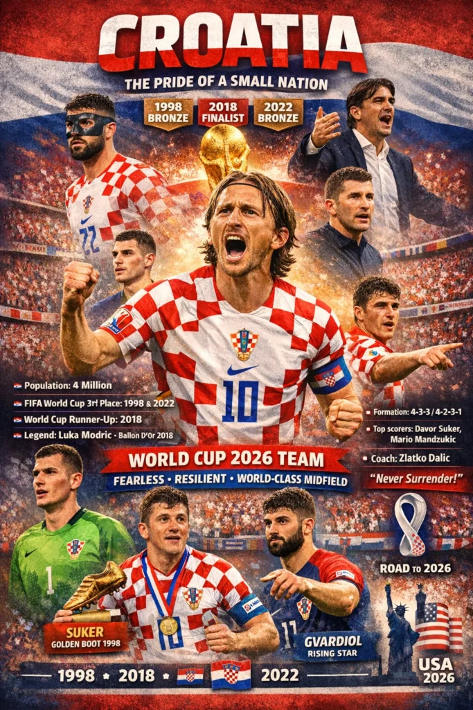 🇭🇷 Croatia FIFA World Cup 2026 Team: Small Country, Giant Legacy